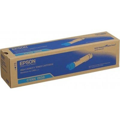 Immagine di Toner Laser EPSON C13S050658 ciano 13700 copie