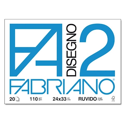 Immagine di Blocco FABRIANO F2 cm 24x33 ruvido g110 ff 20