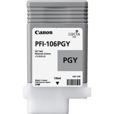Immagine di Serbatoio Inkjet CANON PFI-106PGY 6631B001AA grigio ph