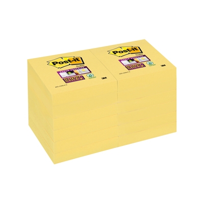 Immagine di Post-it 3M 622-12sscy super sticky 51x51 giallo