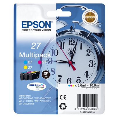 Immagine di Multipack Inkjet EPSON C13T27054012 colore - 3 pz