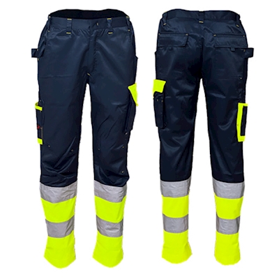 Immagine di Pantaloni alta visibilità INNEX 10209HV colore blu/giallo taglia 44