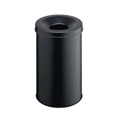 Immagine di Cestino cilindrico DURABLE 30 nero 30 litri