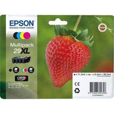 Immagine di Multipack Inkjet EPSON C13T29964012 nr+col ml30,5