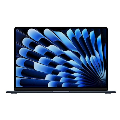 Immagine di Macbook air 15 (chip m3) con cpu 8-core e gpu 10-core 16GB 512GB ssd mezzanotte