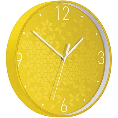 Immagine di Orologio da parete LEITZ WOW giallo metallizzato