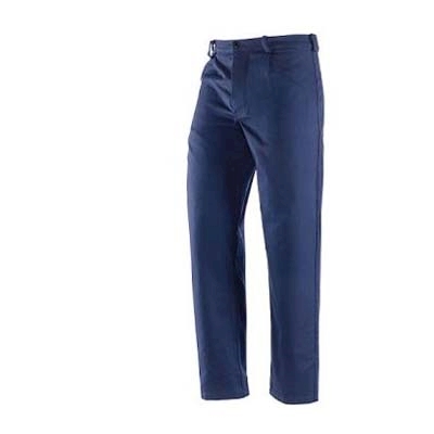 Immagine di Pantaloni 100% cotone fustagno colore blu taglia 48
