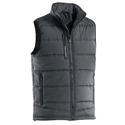 Immagine di Gilet smanicato antivento BRISTOL grigio taglia XXL