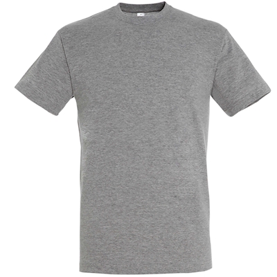 Immagine di T-shirt manica corta girocollo SOL'S REGENT colore grigio melange taglia L