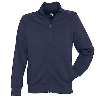 Immagine di Felpa uomo con zip SOL'S SUNDAE colore blu navy taglia M