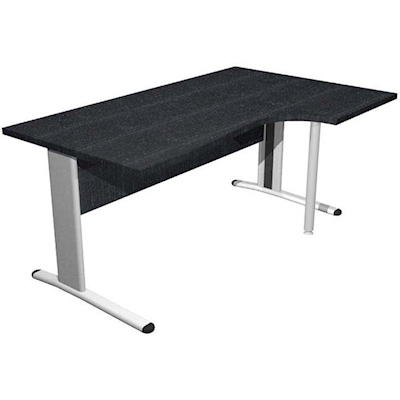 Immagine di Workstation destra EASYSPACE cm 160x60/80/100x72 nero venato