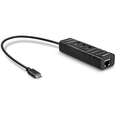Immagine di Hub & Convertitore Gigabit Ethernet USB 3.1 Tipo C