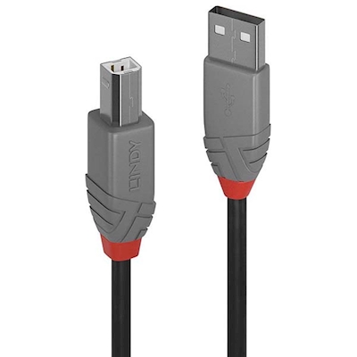Immagine di Cavo USB 2.0 Tipo A a B Anthra Line, 0.5m