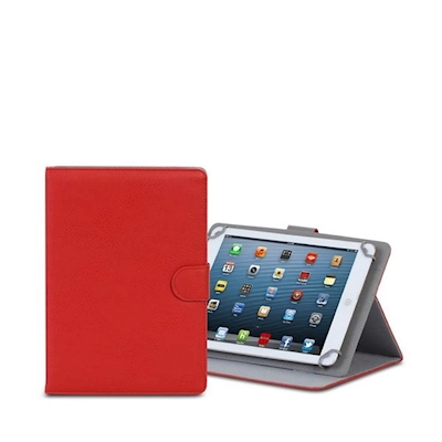 Immagine di Cover poliuretano rosso RIVACASE Custodia per Tablet da 10.1" - Rosso 3017RED
