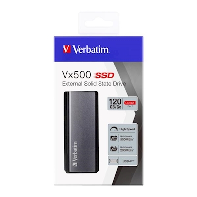 Immagine di Ssd esterni 120.00000 USB 3.0 VERBATIM SSD Vx500 47441