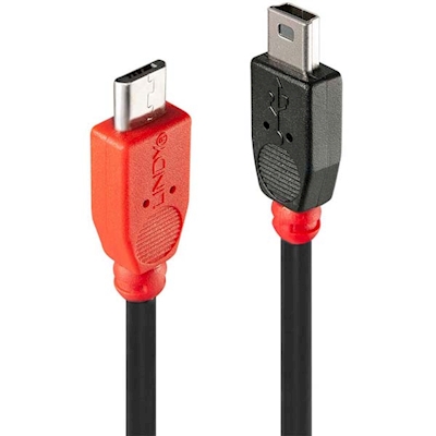 Immagine di Cavo USB Micro-B a Mini-B OTG, 0.5m
