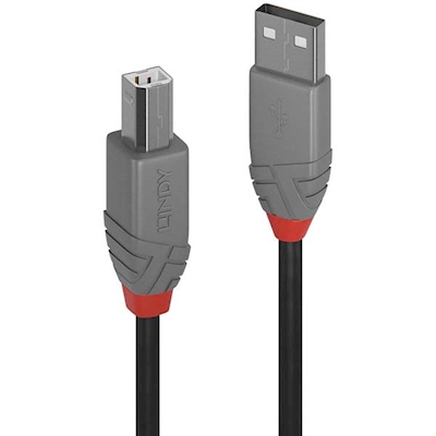 Immagine di Cavo USB 2.0 Tipo A a B Anthra Line, 0.2m