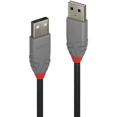 Immagine di Cavo USB 2.0 Tipo A ad A Anthra Line, 0.2m