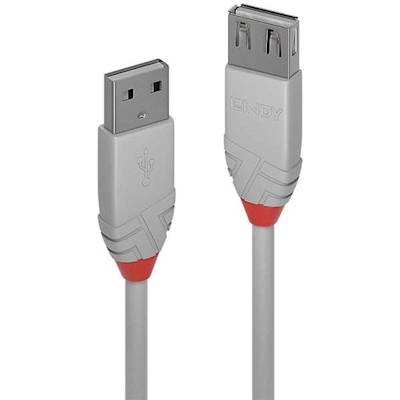 Immagine di Prolunga USB 2.0 Tipo A Anthra Line, 1m