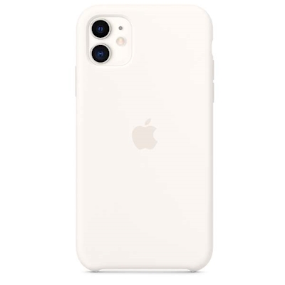 Immagine di Cover Silicone Case per iPhone 11 Pro Max bianco