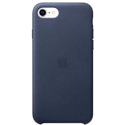 Immagine di Cover Leather Case per iPhone SE blu