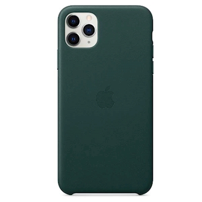Immagine di Cover leather case per iPhone 11 pro max verde