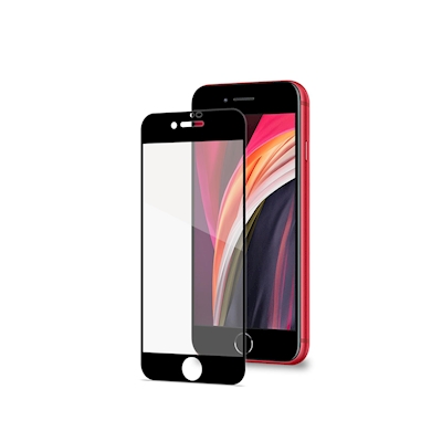 Immagine di Cover vetro temperato CELLY FULLGLASS - Apple iPhone SE 2022/ iPhone SE 2020 / FULLGLASSIPSEBK