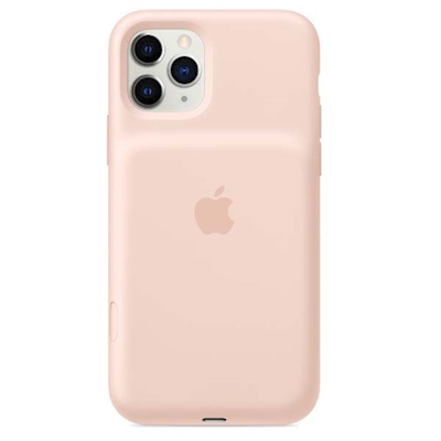 Immagine di Cover Smart Battery Case con ricarica wireless per iPhone 11 Pro Max rosa