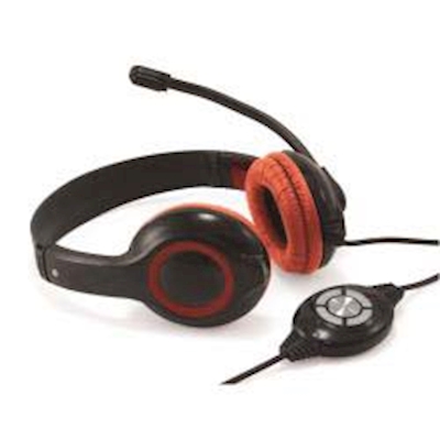 Immagine di USB comfort.stereo headset red