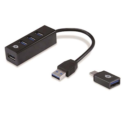 Immagine di 4-ports USB 3.0 hub with USB-C