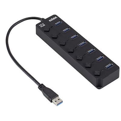 Immagine di Hub USB 7 porte 3.0 switch