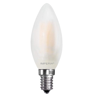 Immagine di Lampadina LED Oliva Filament Smerigliate E14 4W 4000K 470 Lumen luce naturale