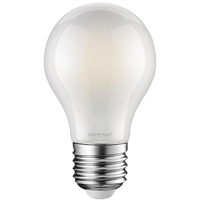 Immagine di Lampadina LED Goccia Filament Smerigliate E27 4W 2700K 470 Lumen luce calda