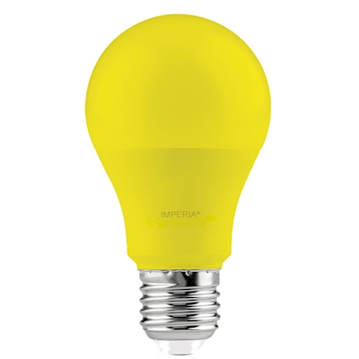 Immagine di Lampadina LED Goccia Antinsetto E27 9W 1700K 500 Lumen luce gialla