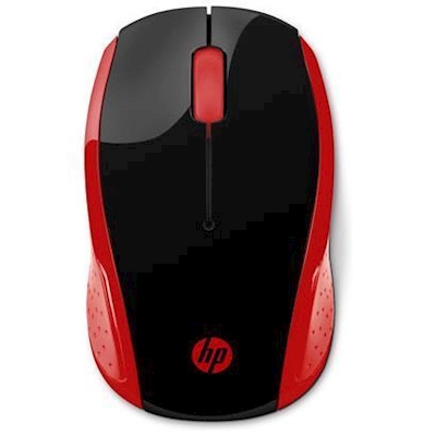 Immagine di Hp 200 red wireless mouse
