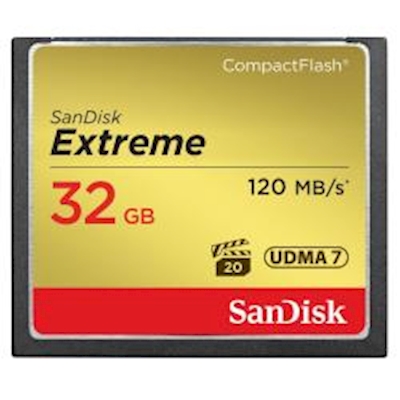 Immagine di Memory Card compact flash 32GB SANDISK Extreme SDCFXSB-032GG46