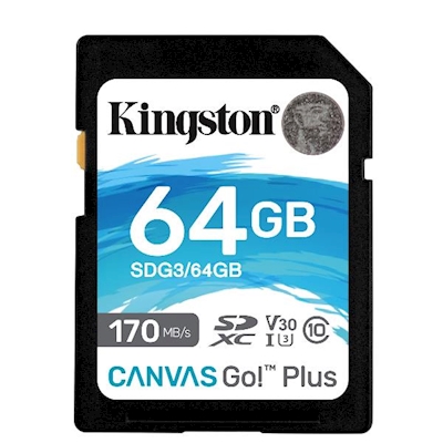 Immagine di Memory Card sdxc/sdhc 64GB KINGSTON Obsolete Kingston SD SDG3/64GB