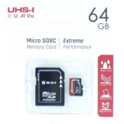 Immagine di Memory Card micro sd xc 64.00000 S3 PLUS S3SDC10V30E/64G
