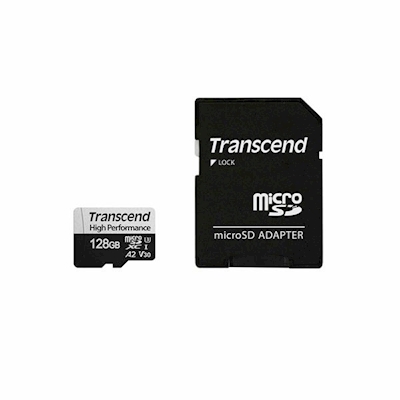 Immagine di Memory Card micro sd xc 128.00000 TRANSCEND TS128GUSD330S