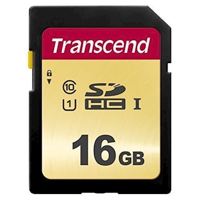 Immagine di Memory Card secure digital hc 16.00000 TRANSCEND TS16GSDC500S