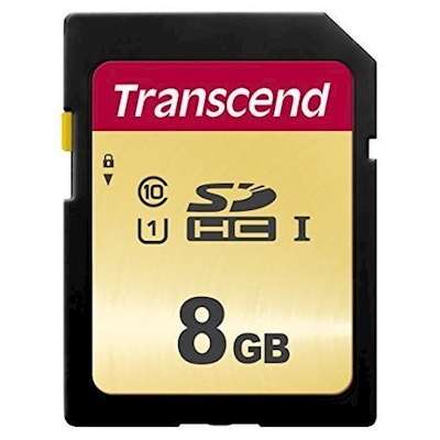 Immagine di Memory Card secure digital hc 8GB TRANSCEND Transcend Flash TS8GSDC500S