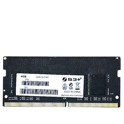 Immagine di Modulo di memoria so-dimm 4.00000 ddr4 tft 2.666 mhz S3 PLUS 4GB S3+ SODIMM DDR4 2666MHZ CL19 S3S4