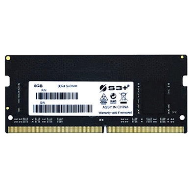 Immagine di Modulo di memoria so-dimm 8GB ddr4 tft 2.666 mhz S3 PLUS 8GB S3+ SODIMM DDR4 2666MHZ CL19 S3S4N26