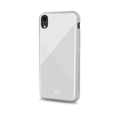 Immagine di Cover tpu + vetro temperato bianco CELLY DIAMOND - APPLE iPhone XR DIAMOND998WH