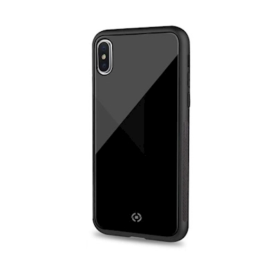 Immagine di Cover tpu + vetro temperato nero CELLY DIAMOND - APPLE iPhone XS MAX DIAMOND999BK