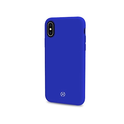 Immagine di Cover silicone blu CELLY FEELING - Apple iPhone XS Max FEELING999BL
