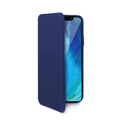 Immagine di Cover poliuretano blu CELLY PRESTIGE - APPLE iPhone XS MAX PRESTIGE999BL