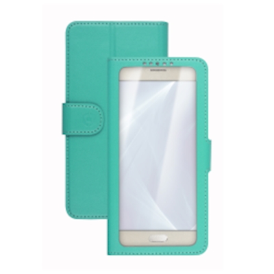 Immagine di Cover similpelle tiffany CELLY UNICA VIEW - Universal Case Display Size 4.5"-5.0" UNICAVIEWXLTF