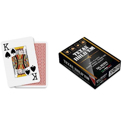 Immagine di Gioco di società DAL NEGRO Texas Hold'em Casinè² - Quality Rosso 024139