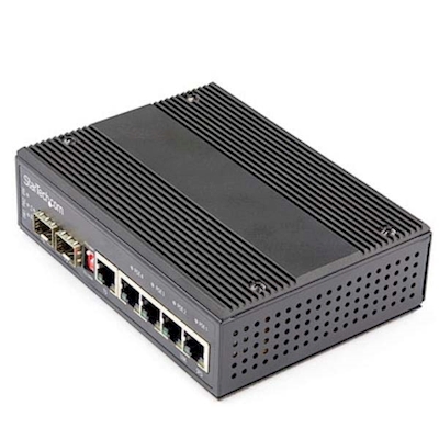 Immagine di Switch STARTECH Switch rete LAN industriale a 6 porte IES1G52UP12V